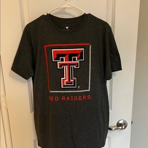 Fanatics Black Red Raiders Tee